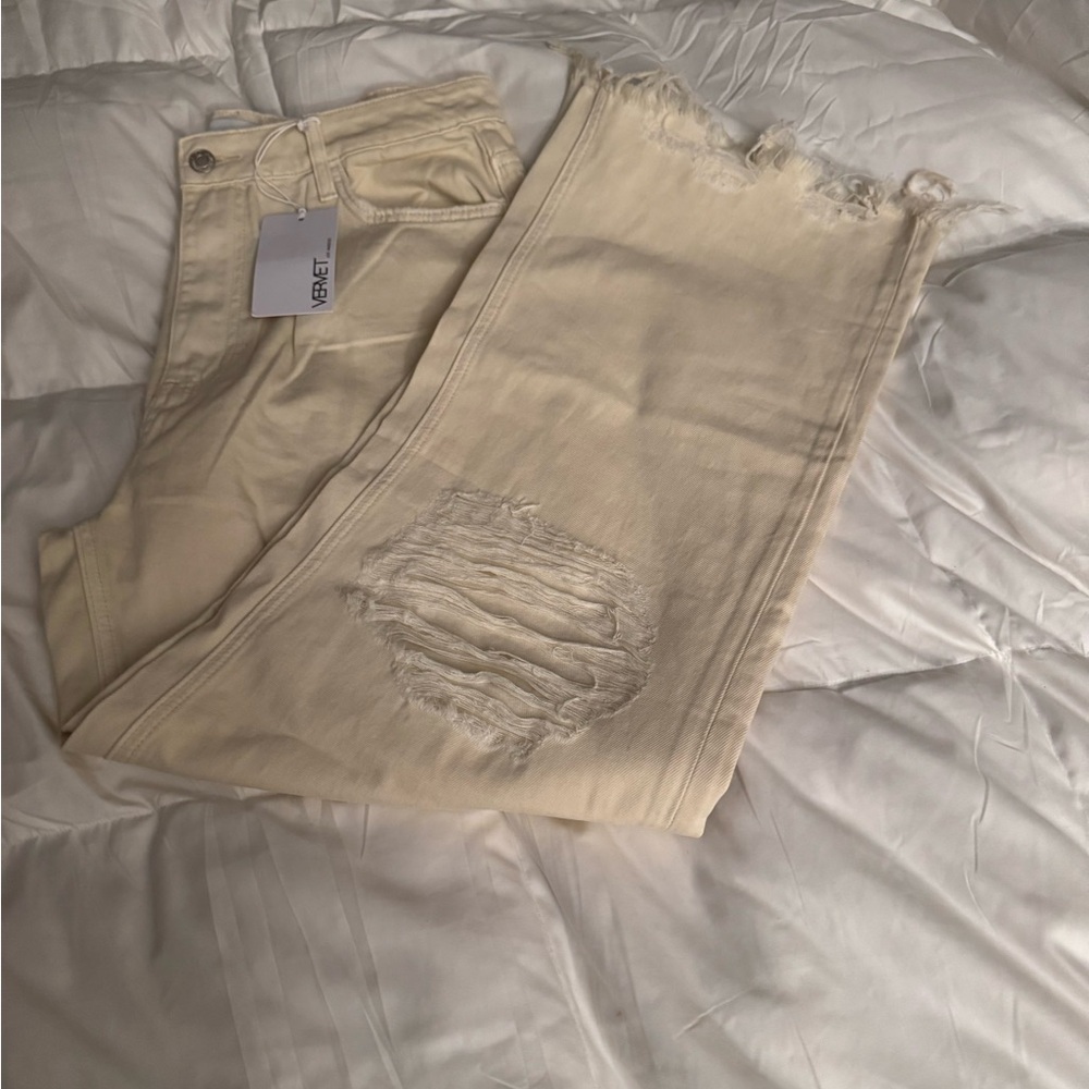 Vervet Flare Ripped Jeans